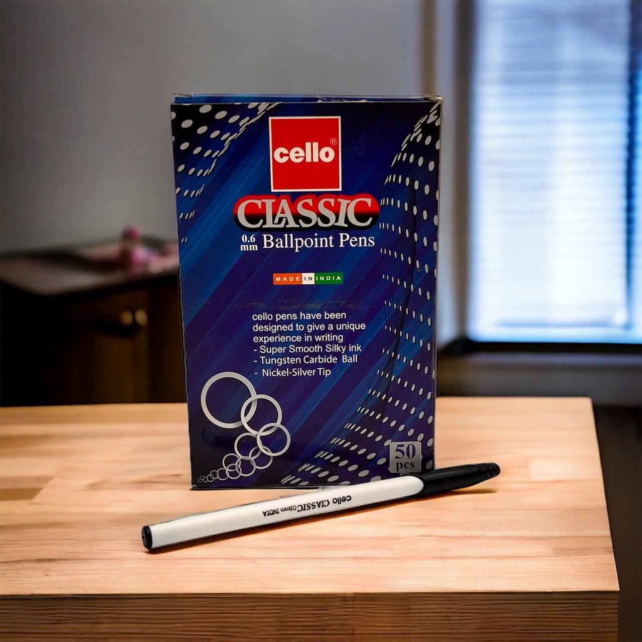 Cello Classic Black Pen 50/Box